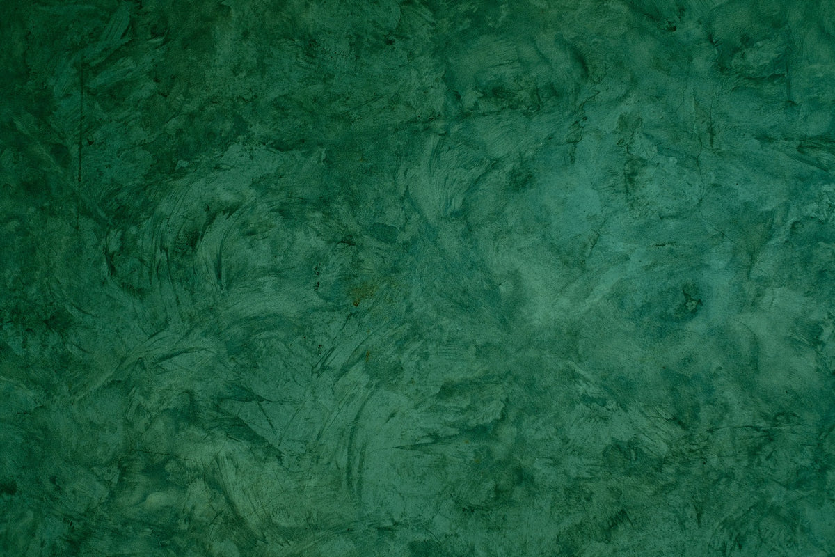 Green Grunge Cement Wallpaper Mural in your room — zoomed