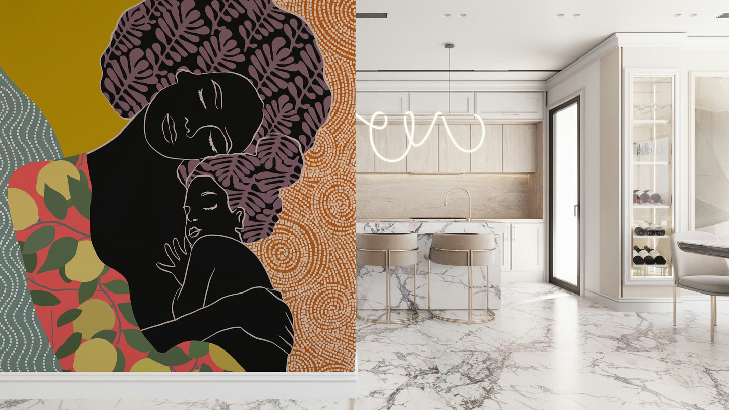 Mother's Embrace Wall Mural