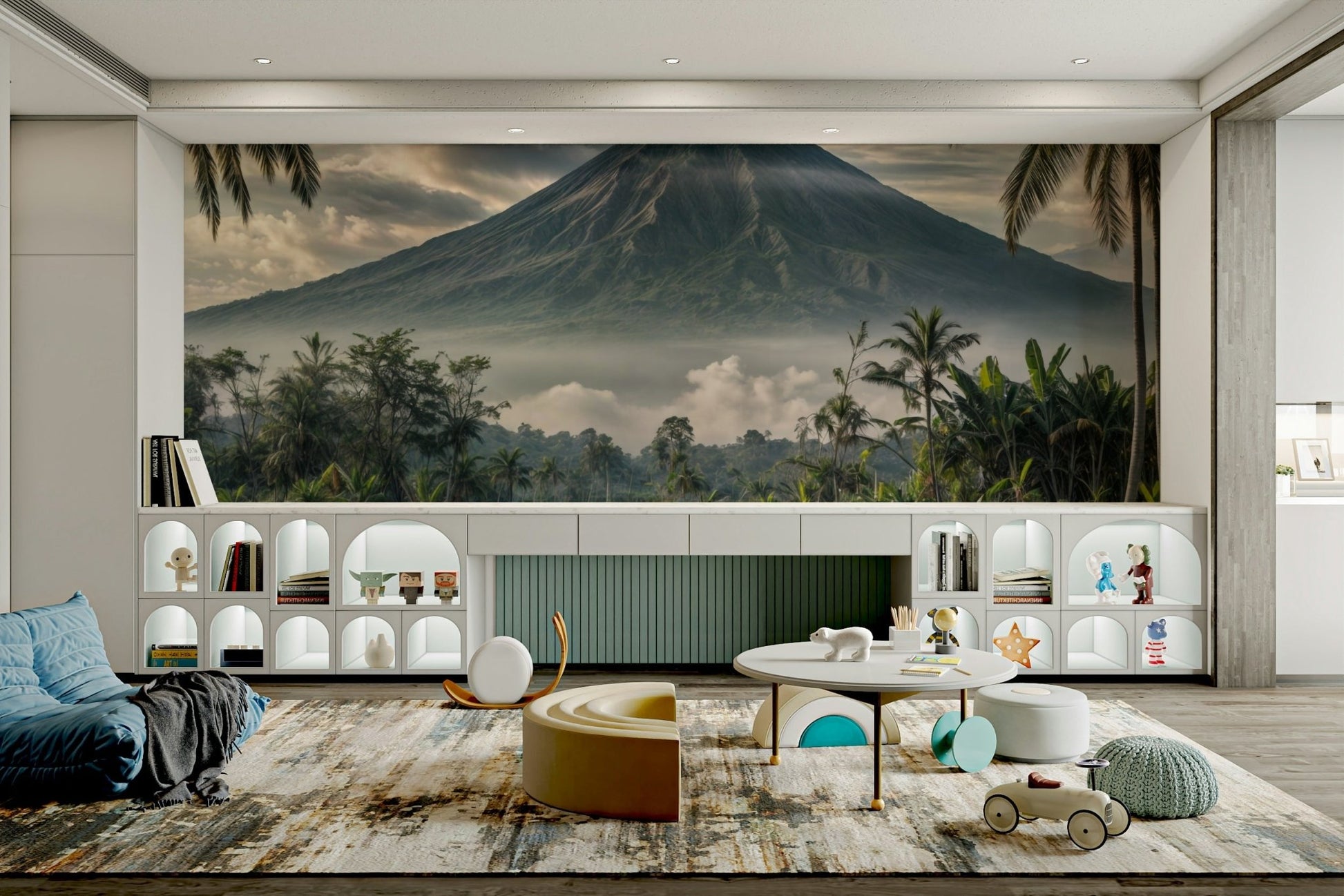 The design gives a feeling of quiet, natural beauty.

