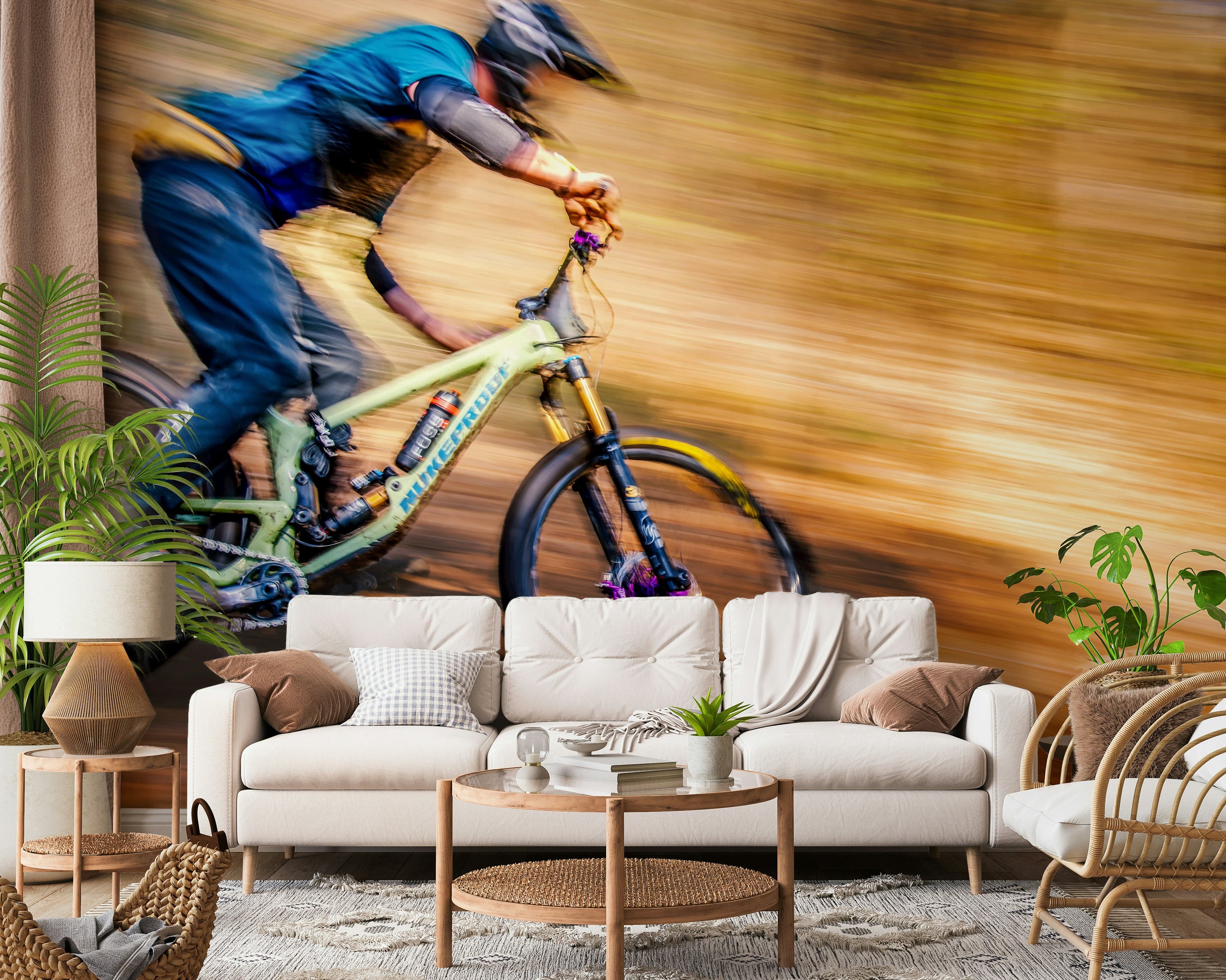 fototapete mountainbike Mountain Bike Speed Wallpaper