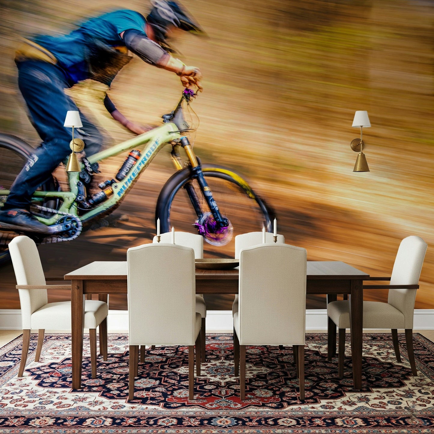 Mountain Bike Rush Wall Mural -2307006