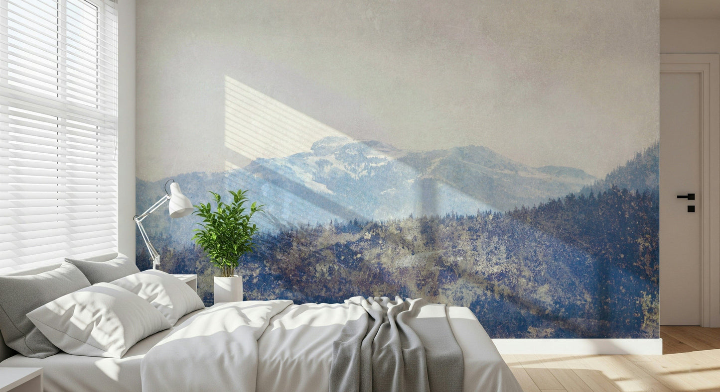 Mountain Vista Texture Wall Mural -2671432