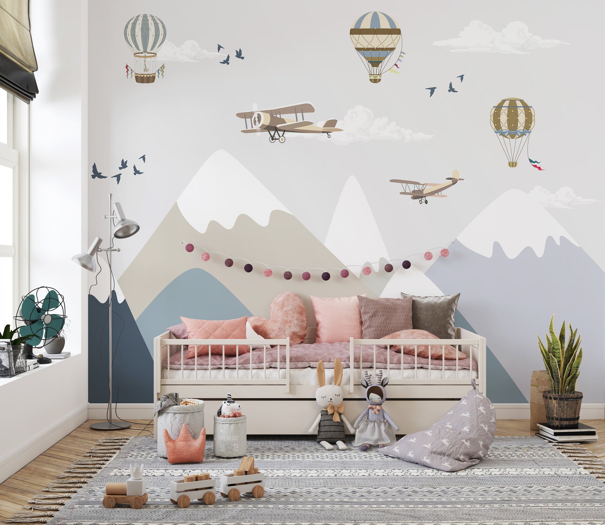 Mountains & sky Kids Wallpaper - Giffywalls