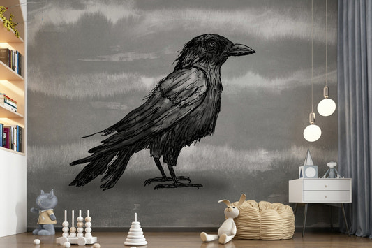 Papier peint Mr Crow