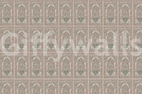 Artistic archway wall covering for entryway decor