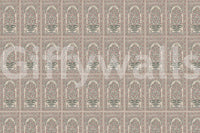 Artistic archway wall covering for entryway decor