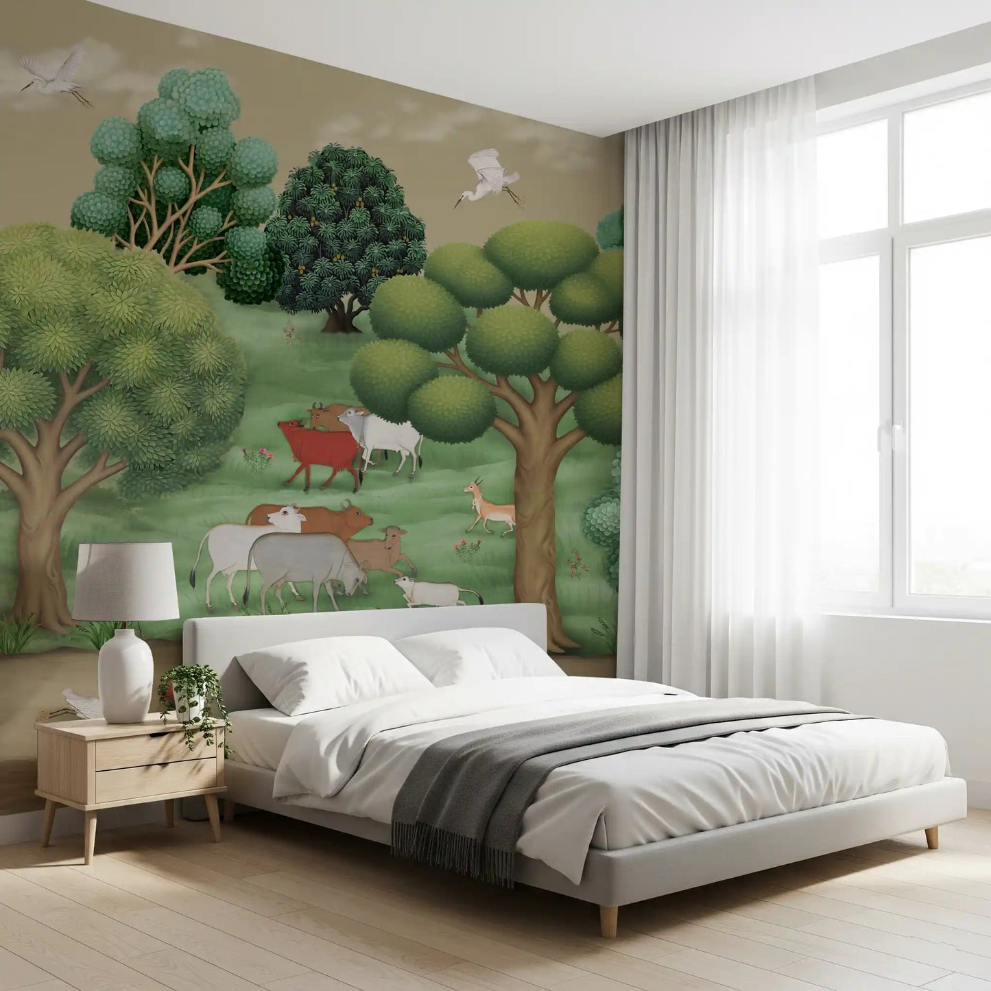 Mughal Forest Serenity Wall Mural