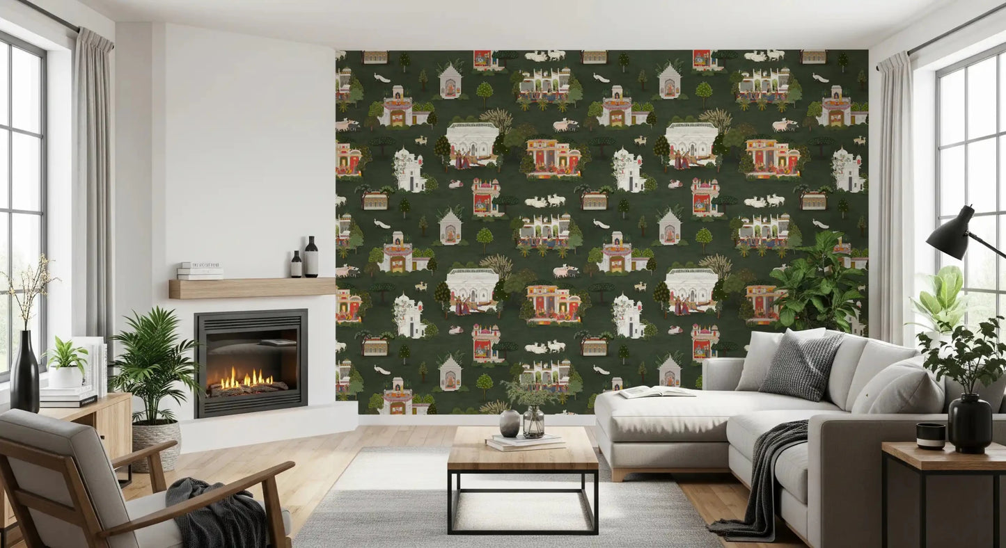 Fototapet cu vise la Palatul Mughal