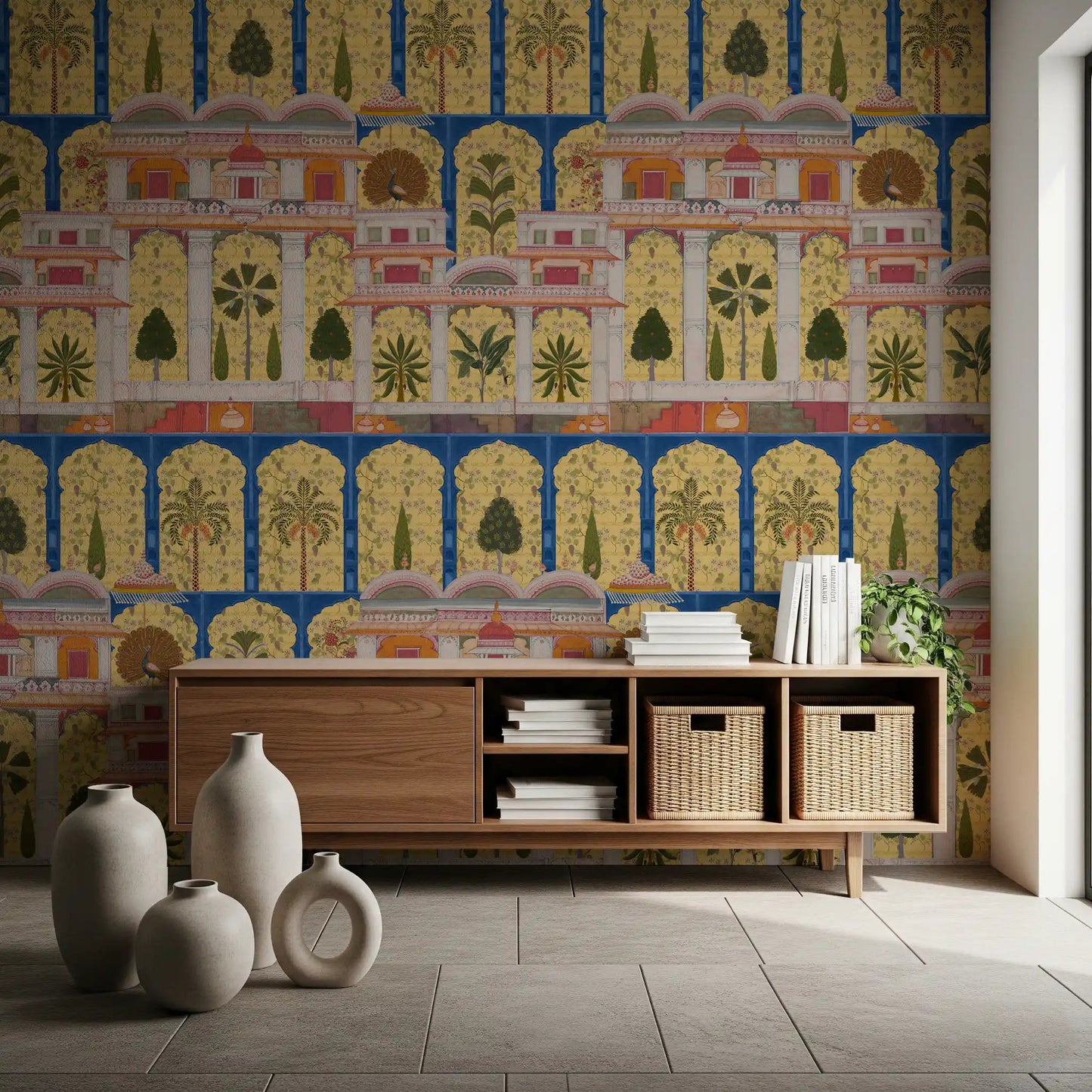 Fototapet în grădina Palatului Mughal