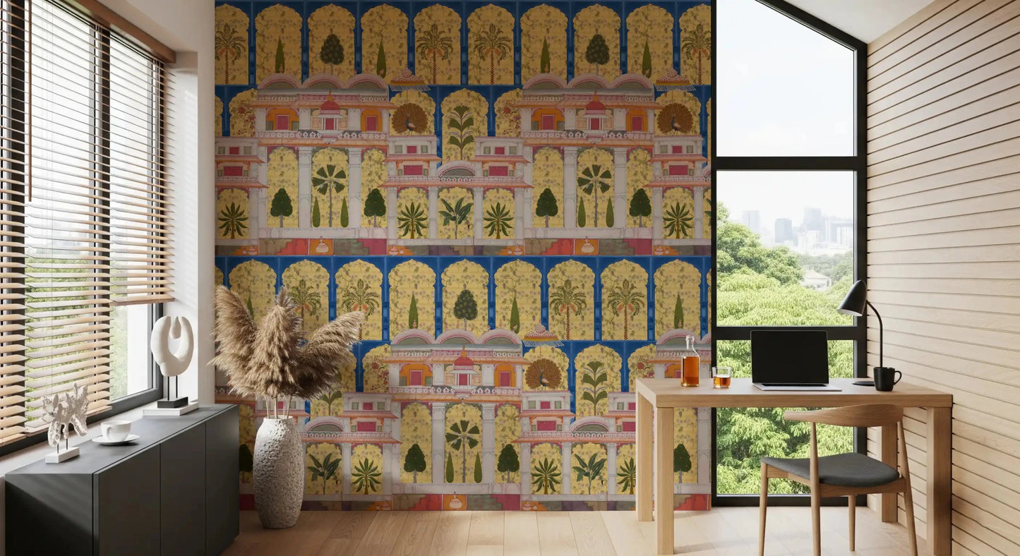 Fototapet în grădina Palatului Mughal