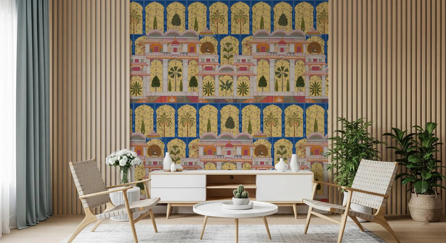 Fototapet în grădina Palatului Mughal