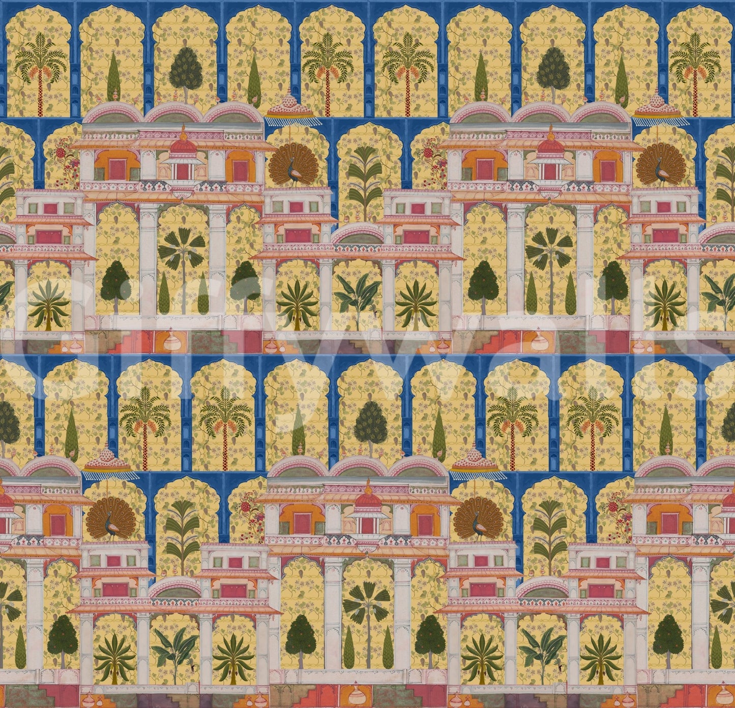 Fototapet în grădina Palatului Mughal