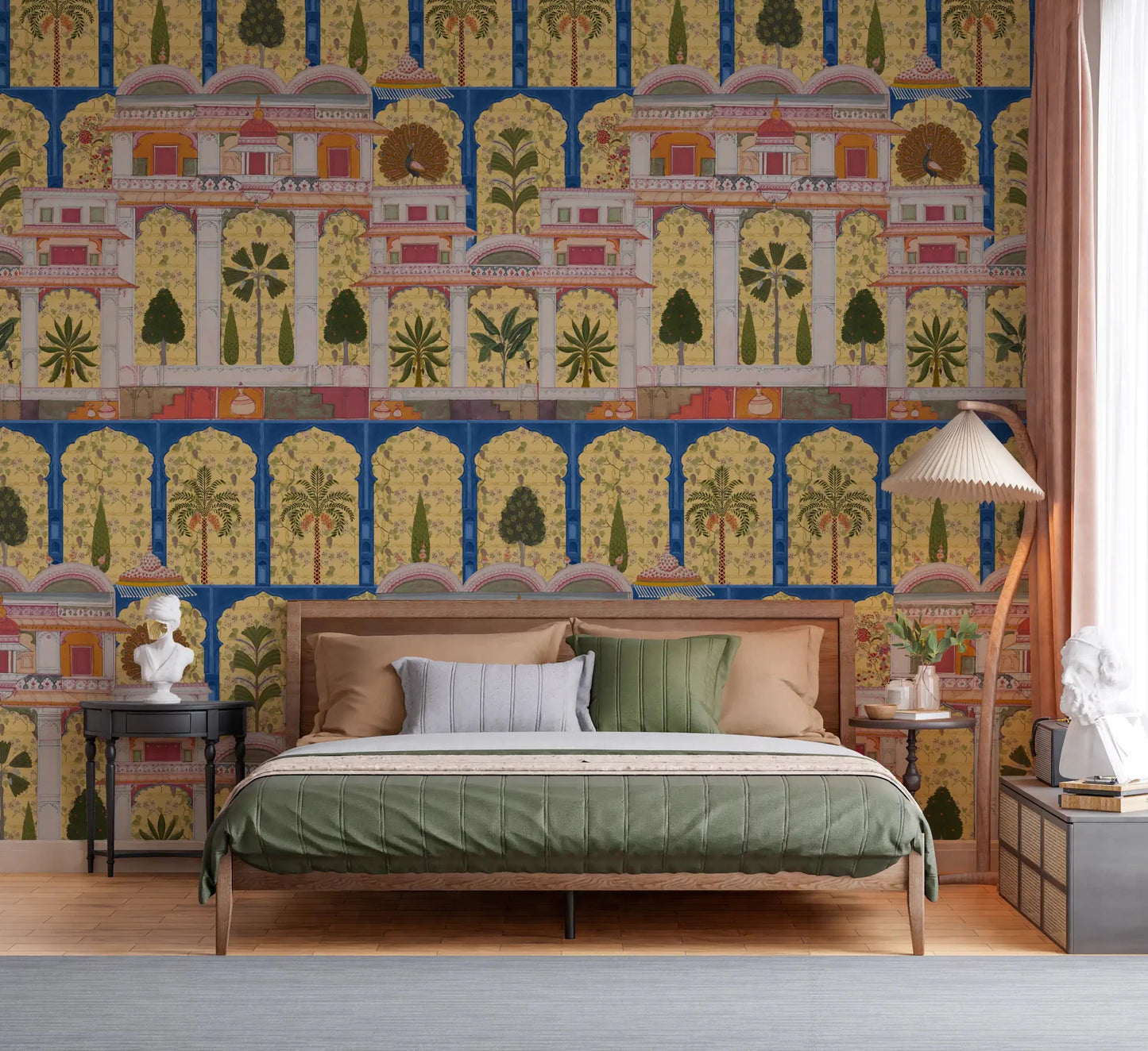 Fototapet în grădina Palatului Mughal