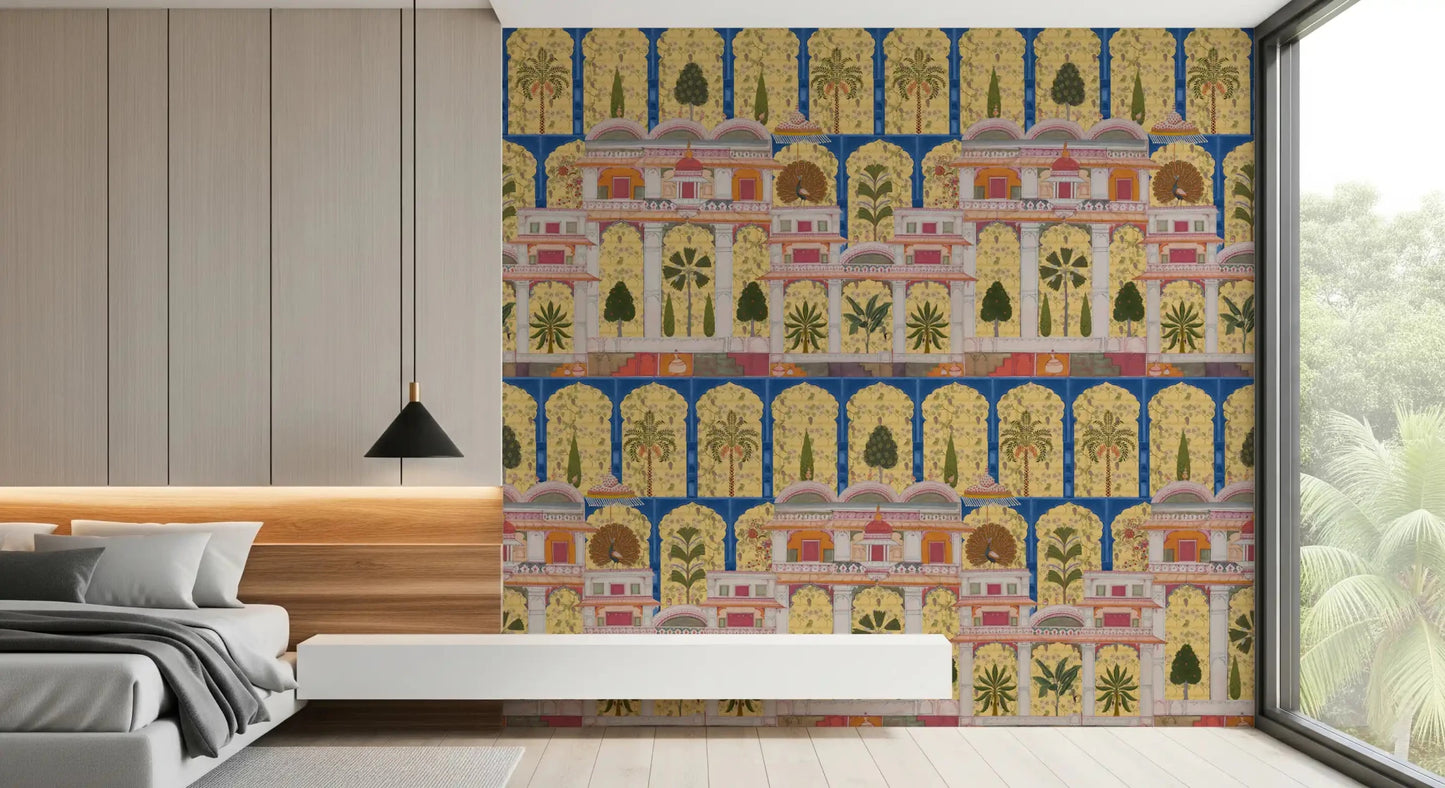 Fototapet în grădina Palatului Mughal