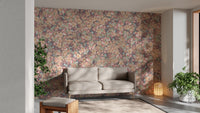 Romantic multicolor flowers wall murals
