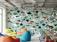 A classic abstract design wallpaper for walls.