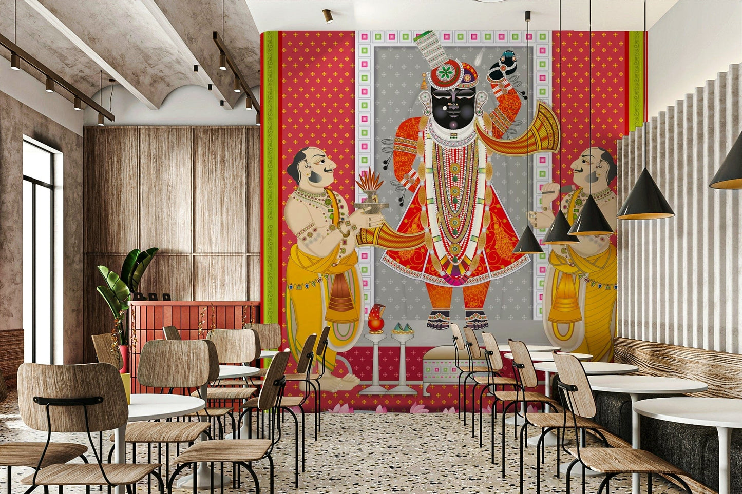 The colors are soft and gentle, with pale hues.

