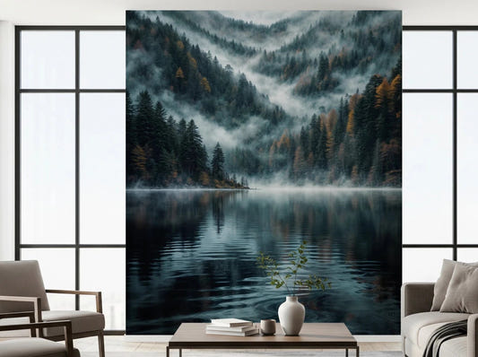 Mystic Lake Reflections Wall Mural