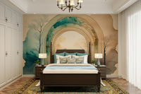 Soft, natural elements in the Natural Dream Portal wall mural.

