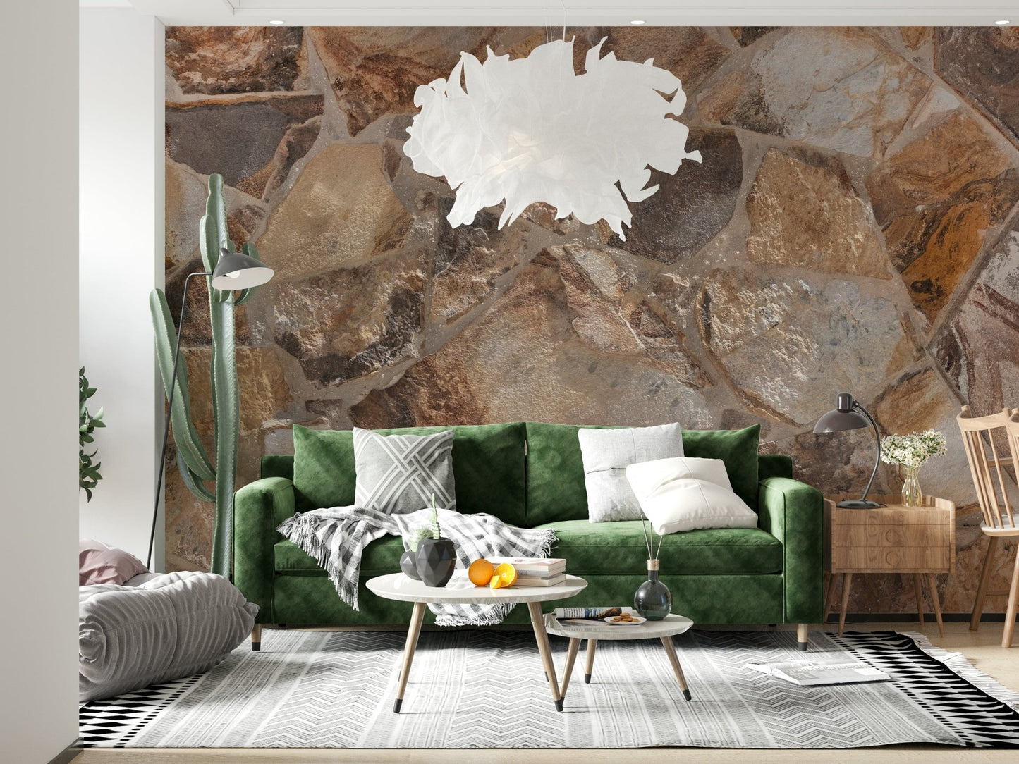 Fresque murale fusion pierre naturelle -2308537
