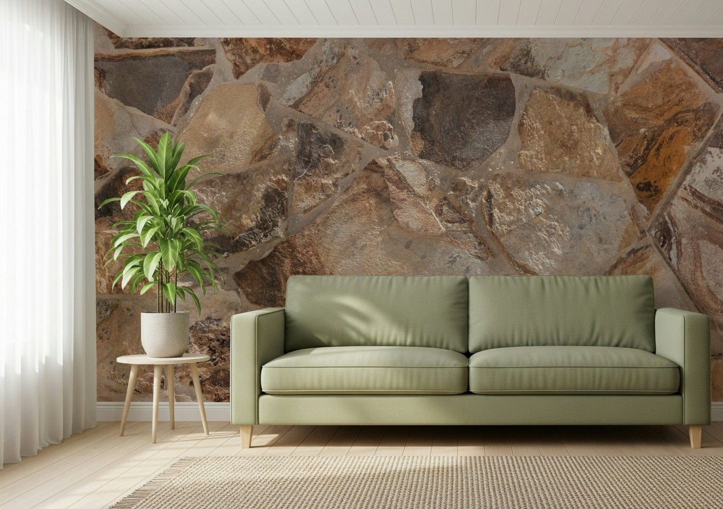 Fresque murale fusion pierre naturelle -2308537
