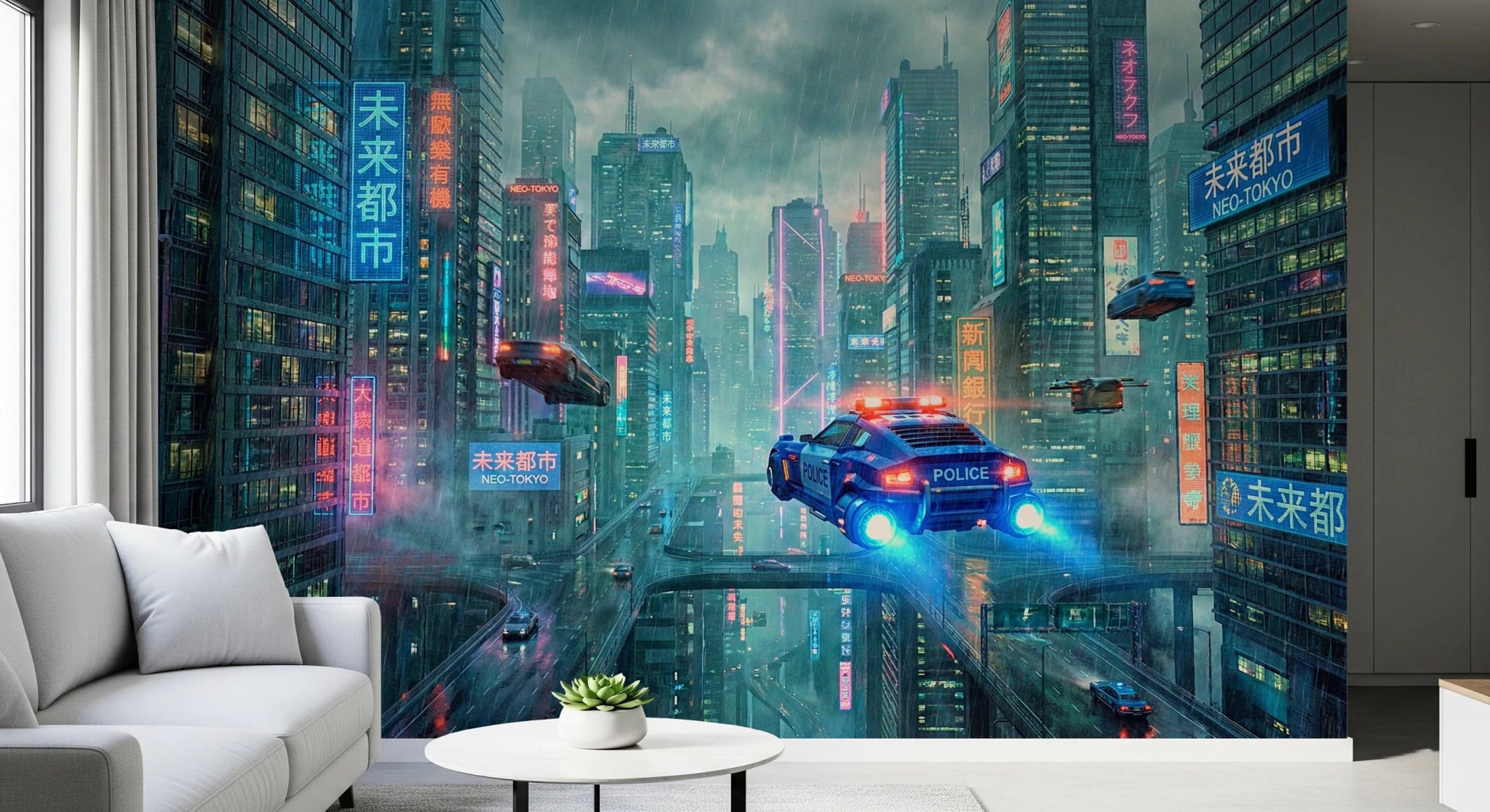 Neo - Tokyo Nights Wall Mural