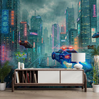Neo - Tokyo Nights Wall Mural