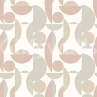 Minimal abstract wallpaper in warm neutrals