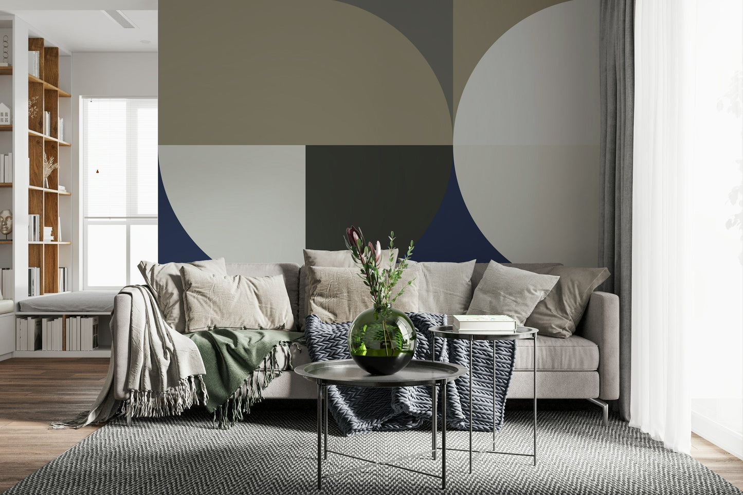 Neutral Tones Balance Wall Mural