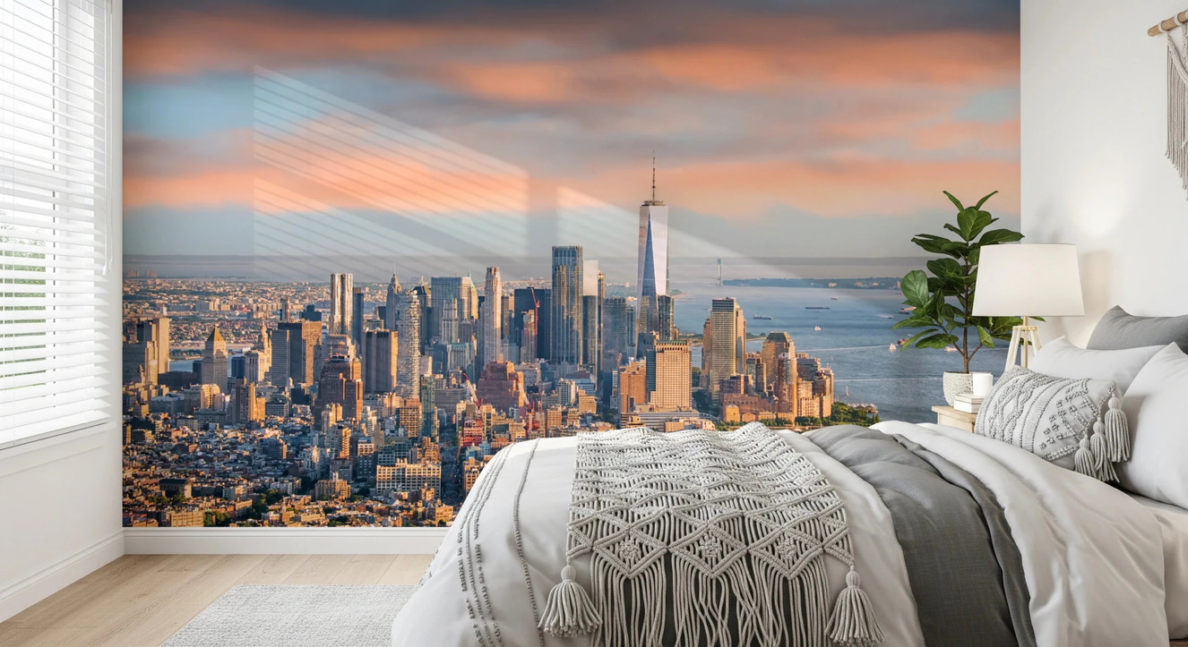 New York Dawn Wall Mural