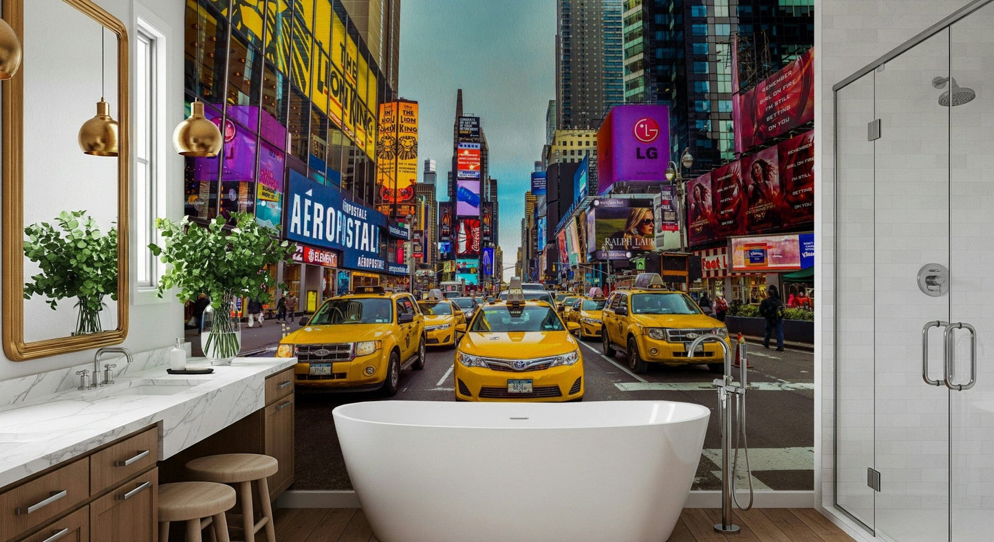 New York's Urban Pulse Wall Mural