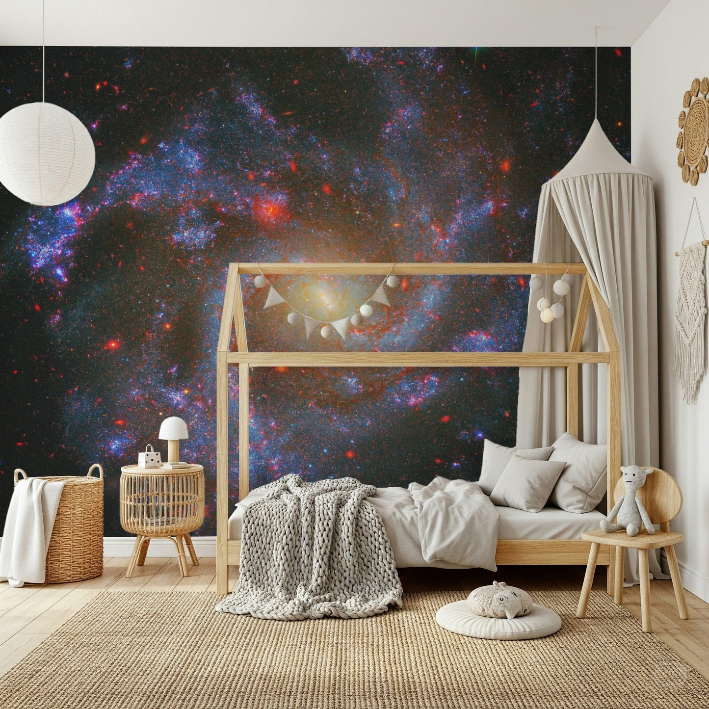 NGC Galaxy cosmic dust cloud wall mural