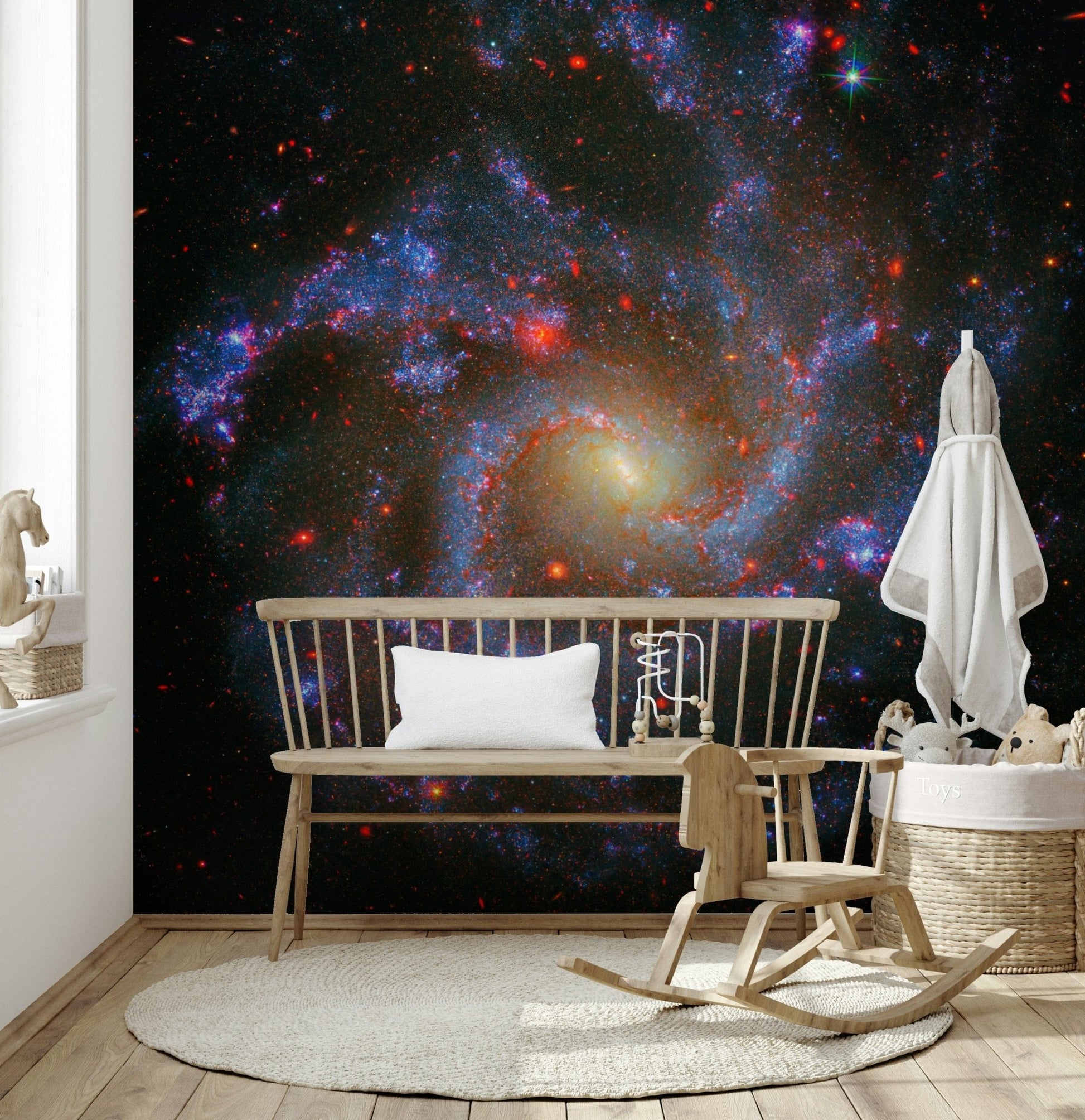 Infinite NGC Galaxy blue nebula custom wallpaper