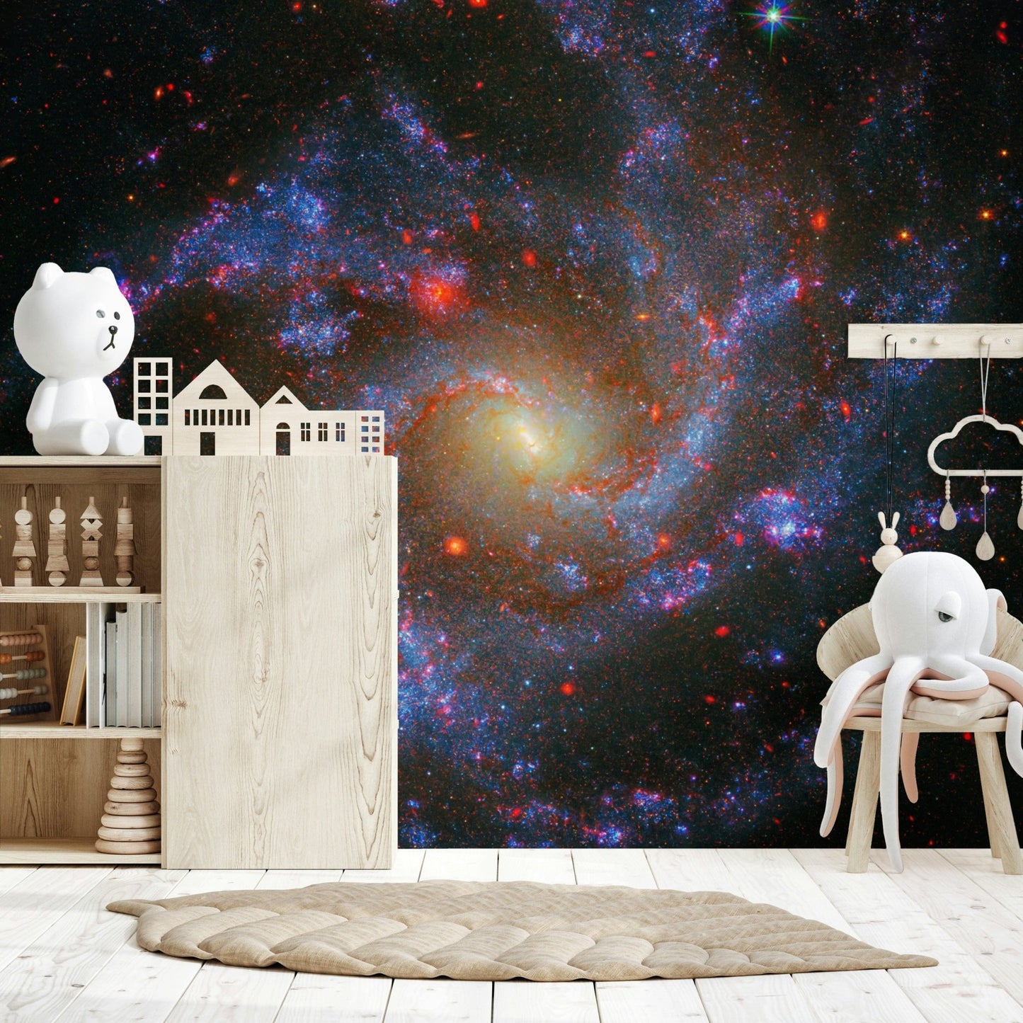 Sci-fi aesthetic NGC Galaxy stellar wallpaper