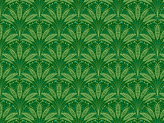 Artdeco Green Palm Wallpaper