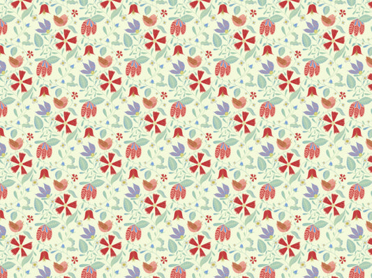 Tapeta Folksy Birds