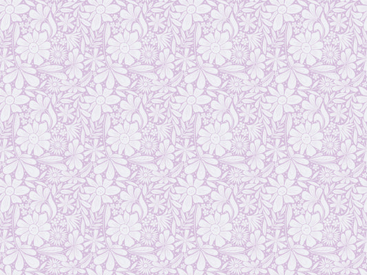 Happy Blooms Lilac tapet
