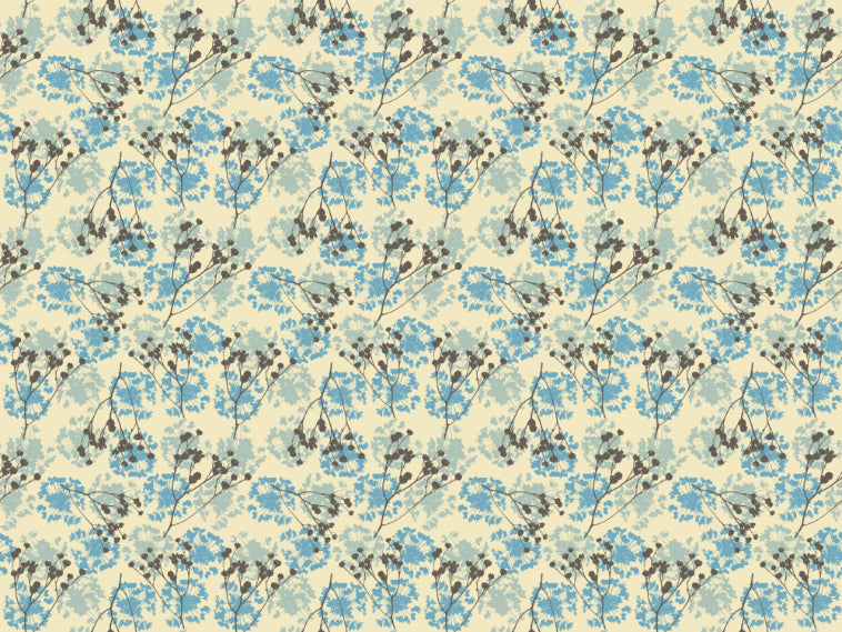 Delicato murale del sfondo floreale in your room — zoomed