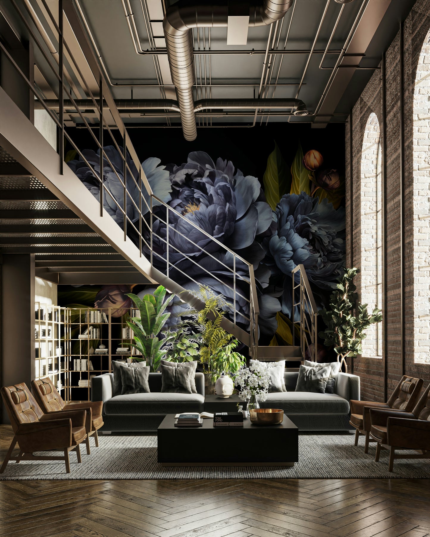 Nocturne in Blue mural wallpaper

