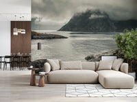 Nordic Coastal Retreat Wall Mural