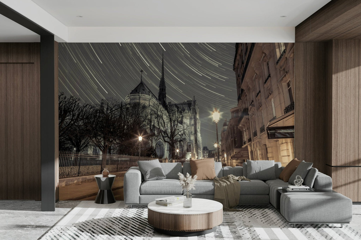 Long exposure photography effect.

