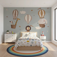 Nursery Hot Air Balloons Wall Mural