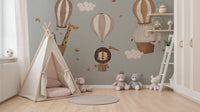 Nursery Hot Air Balloons Wall Mural