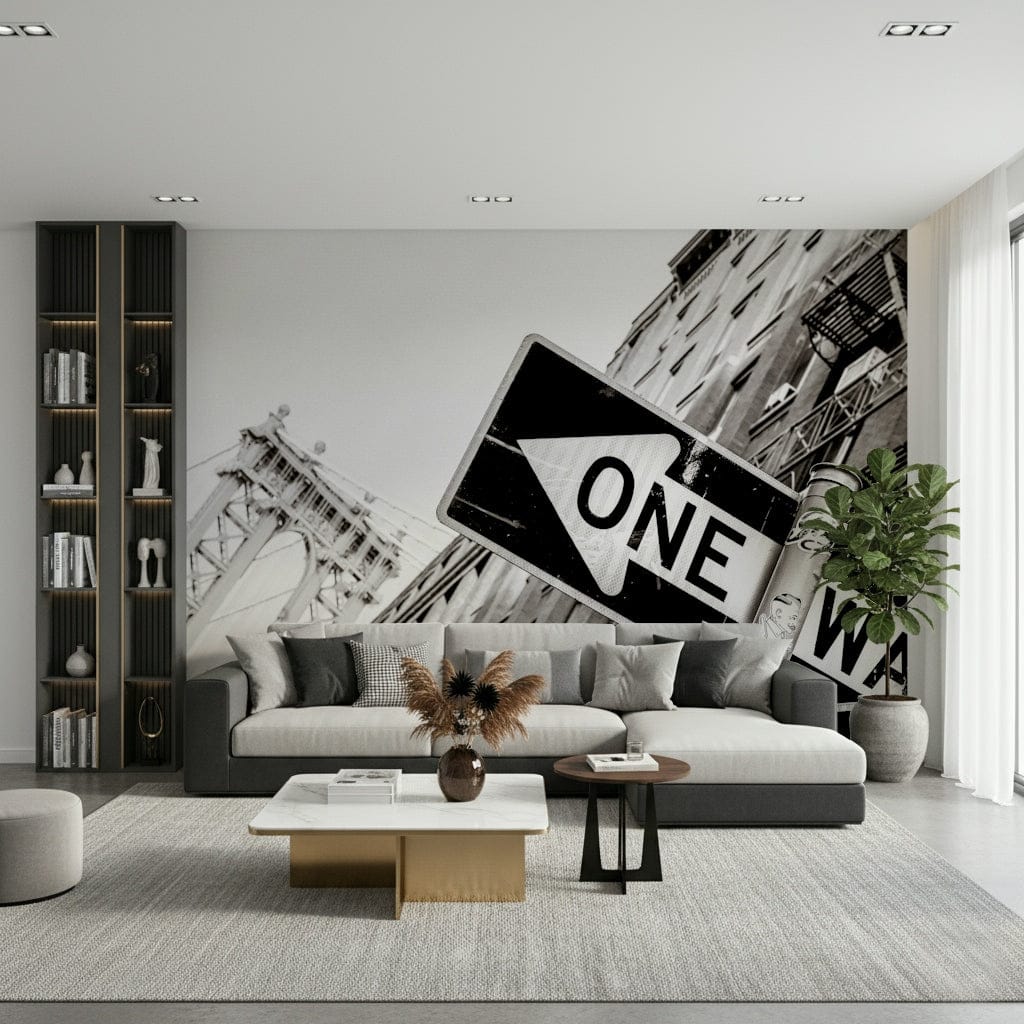Cityscape Wall Mural – NYC Edition – Realistic depiction of New York City skyline and architecture for feature walls.