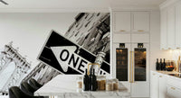 New York City Wall Mural – Modern cityscape artwork showcasing NYC streets, bridges, and skyline views.