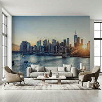 NYC Skyline at Dawn Wall Mural