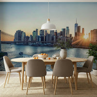 NYC Skyline at Dawn Wall Mural