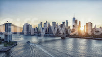 NYC Skyline at Dawn Wall Mural
