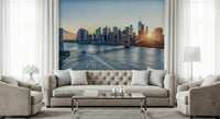 NYC Skyline at Dawn Wall Mural