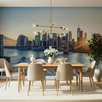 NYC Skyline at Dawn Wall Mural